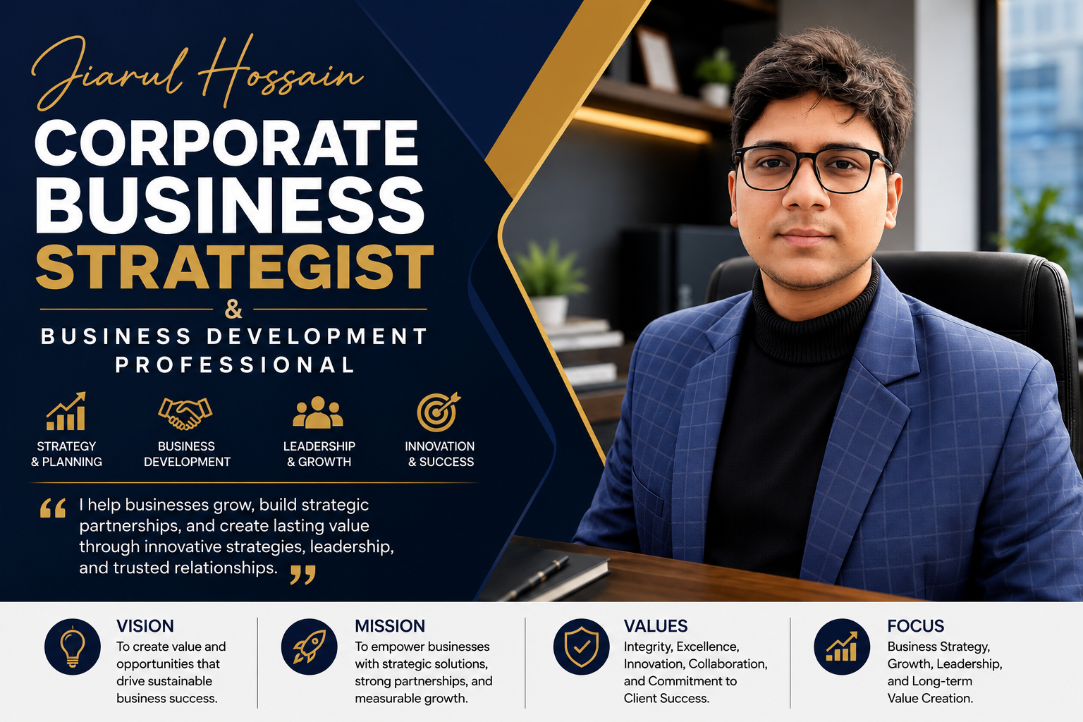 Corporate Business Strategist & Business Development Professional
